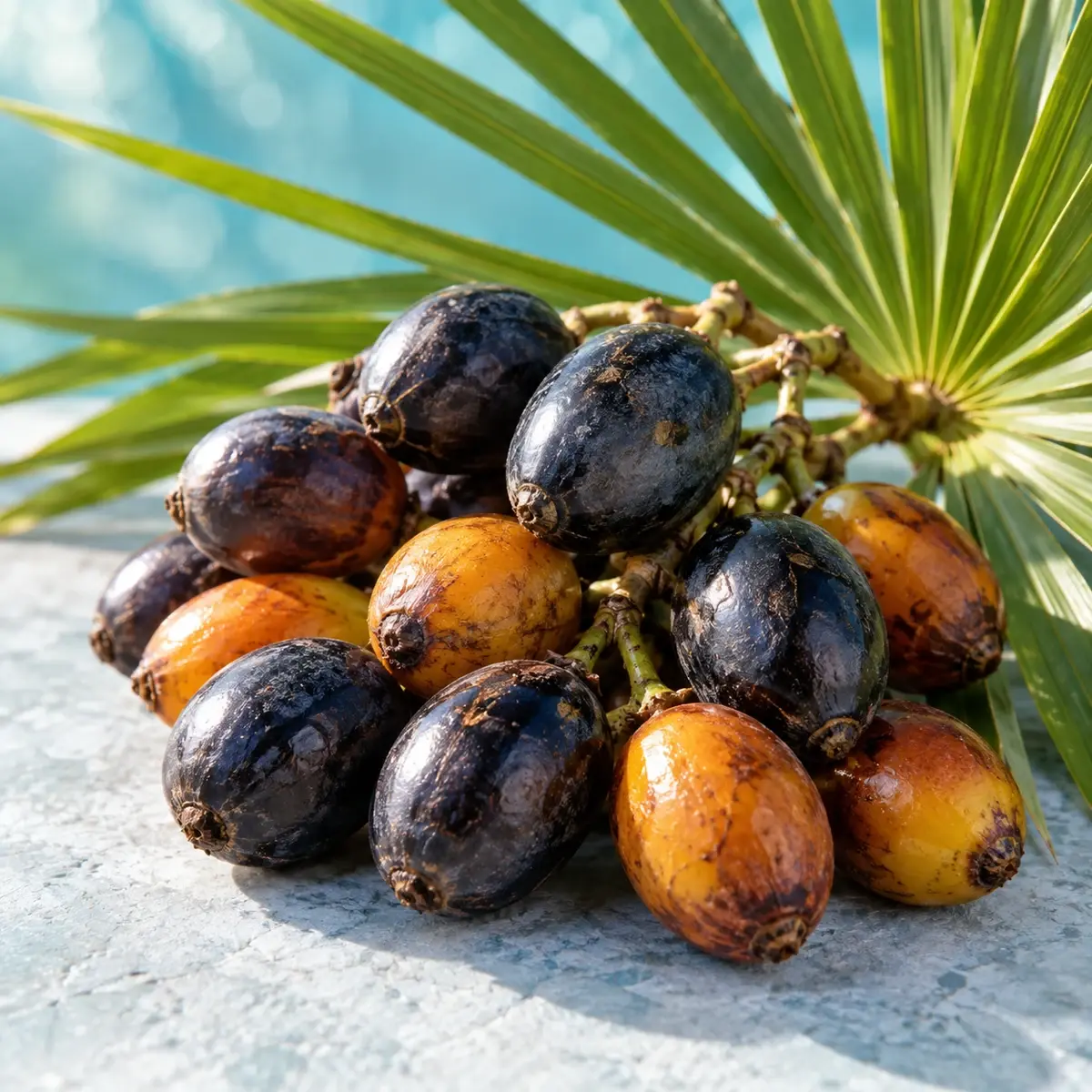 Fructe de palmier pitic (Serenoa repens), sursa extractului standardizat din Prostalisan