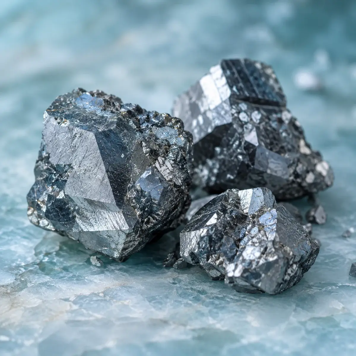 Cristale minerale în lumină albastră: zincul și seleniul din formula Prostalisan